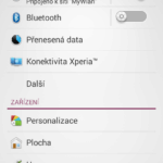 Sony Xperia E4g – nastavení