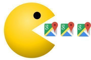Pac-Man v Google Maps – povedený žertík od Googlu