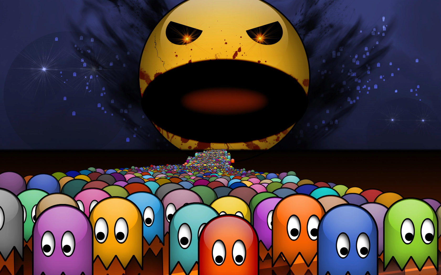 pacman retro hry hlavni