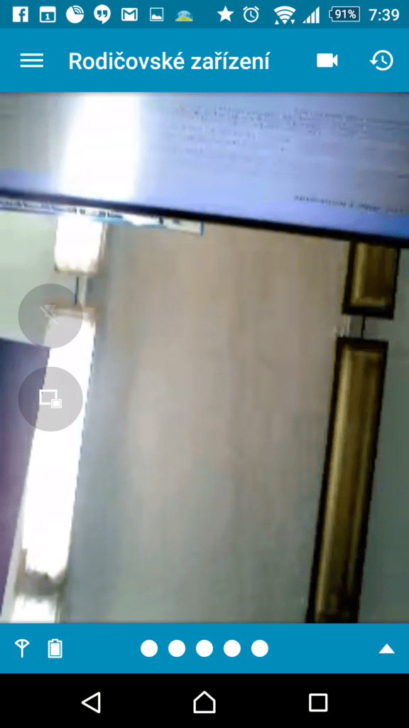 Přenos videa z chůvičky