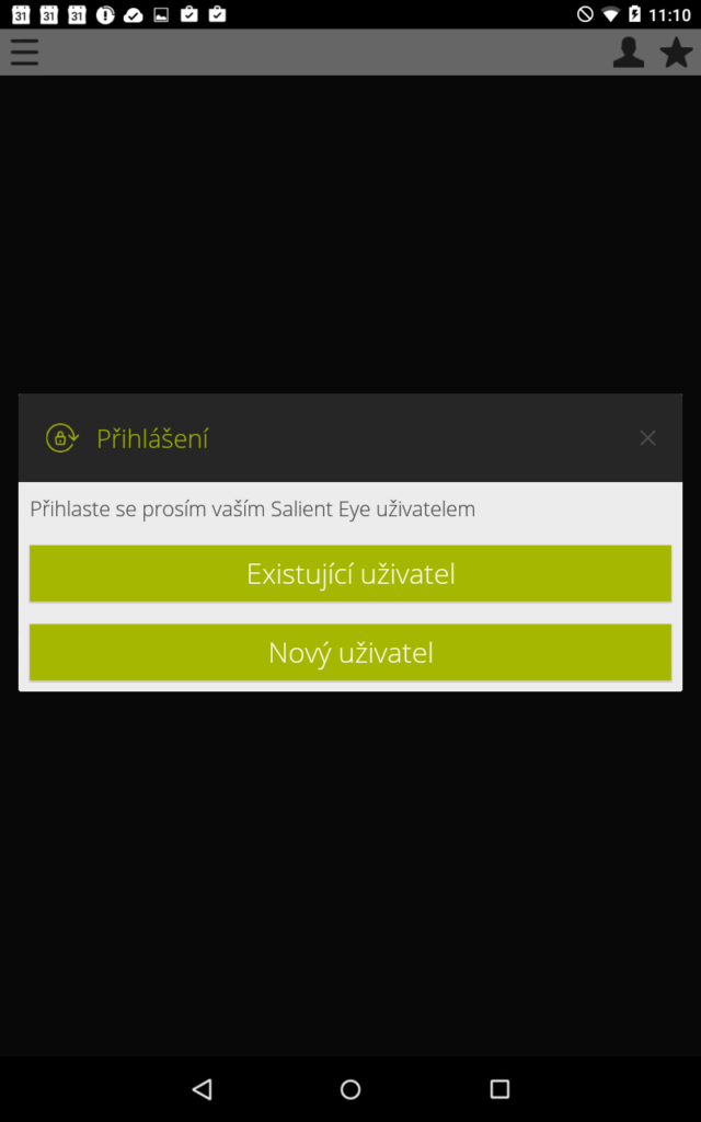 Přihlášení do vzdálené správy