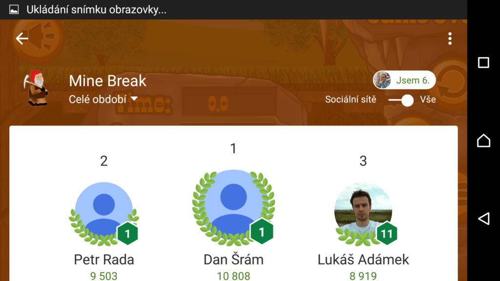 Porovnání s ostatními hráči