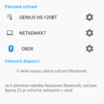 Párování počítače s telefonem přes Bluetooth