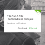 AirDroid na mobilním telefonu