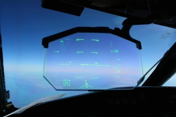 Head-up display (zkráceně HUD) je transparentní displej, který prezentuje data