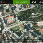 DJI Pilot – dashboard mapa