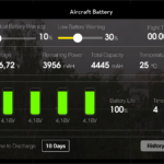 DJI Pilot – stav baterie