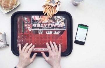 KFC plánuje bezdrátové klávesnice, konec mastných otisků na smartphonu?