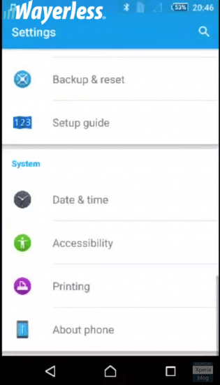 Android 5.1.1 na Sony Xperia Z3