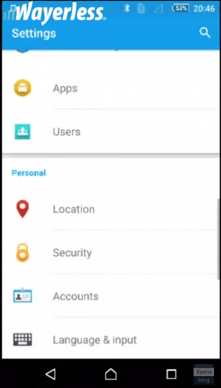 Android 5.1.1 na Sony Xperia Z3