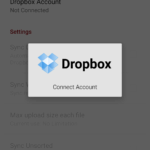Propojení s Dropboxem