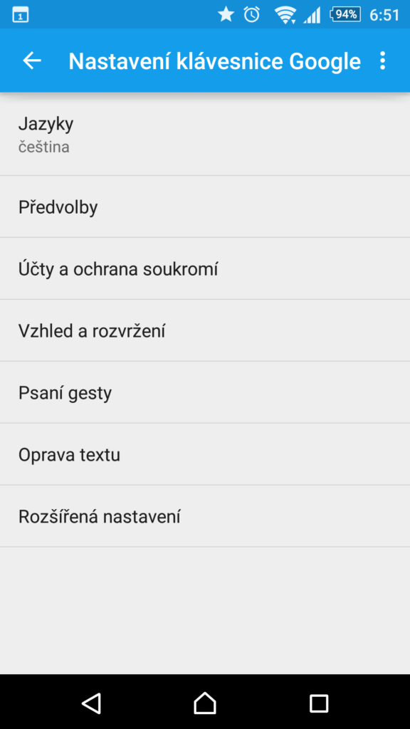 Účty a ochrana soukromí