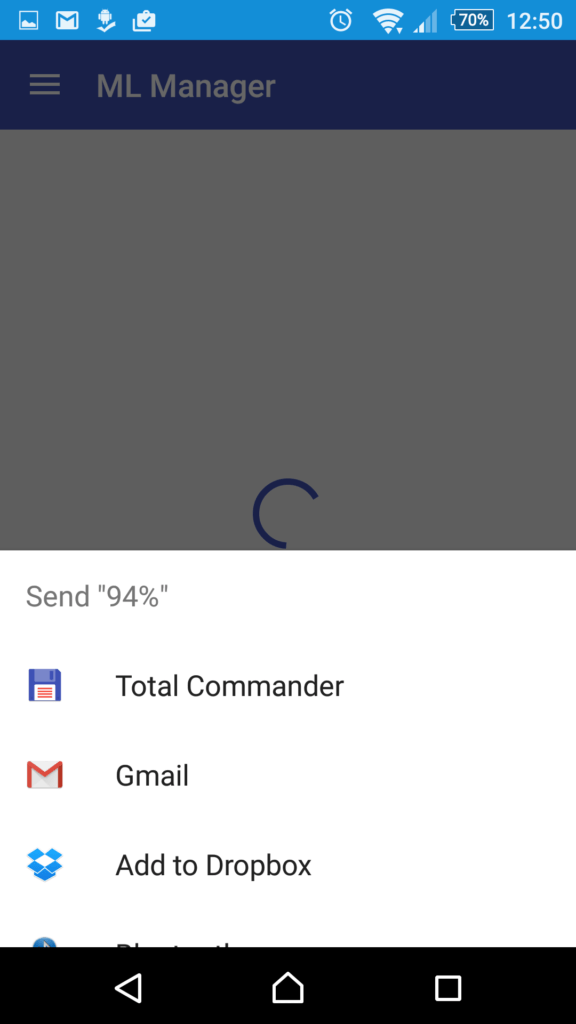 Sdílení APK souboru