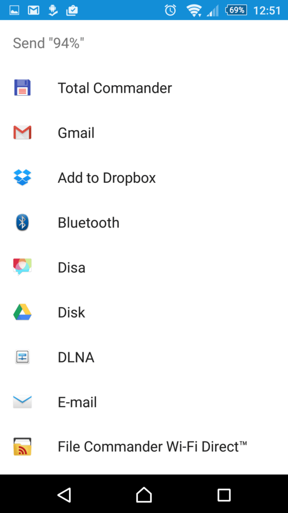Sdílení APK souboru