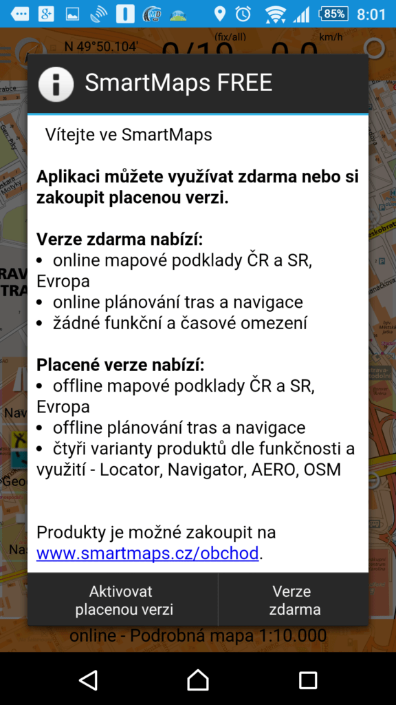 Úvodní dialog