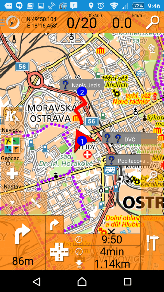 SmartMaps podporují geocaching