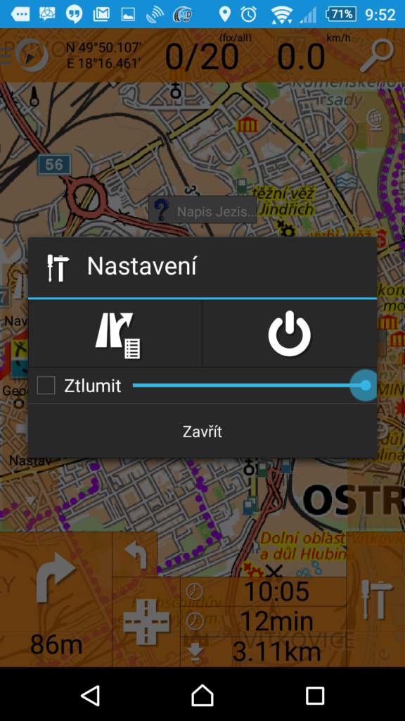 Možnosti zvuku a nastavení
