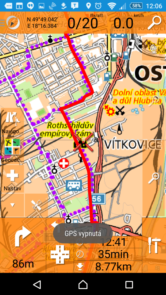 SmartMaps umí vést po cyklostezkách