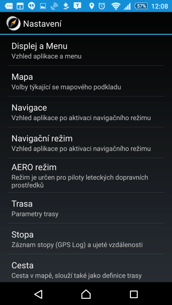 Možnosti nastavení