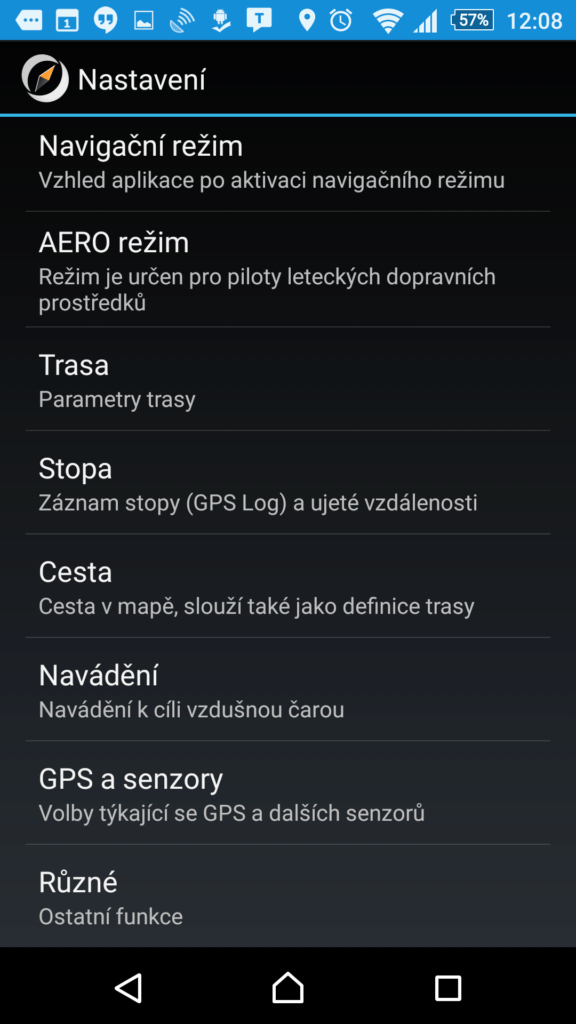 Možnosti nastavení