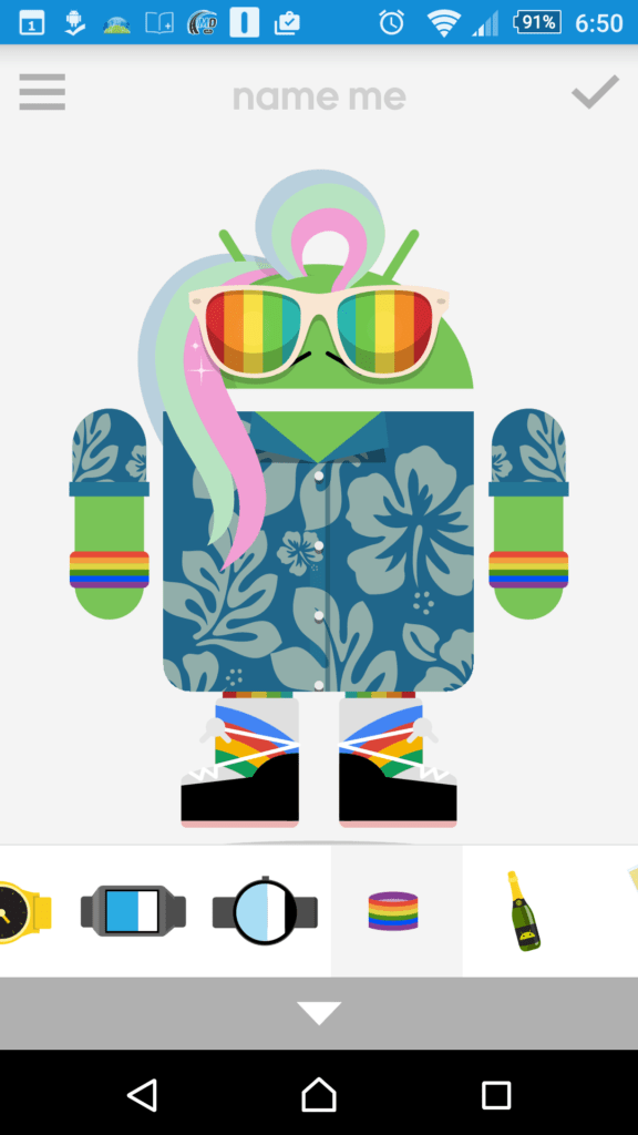 Androidify ve verzi 4.0