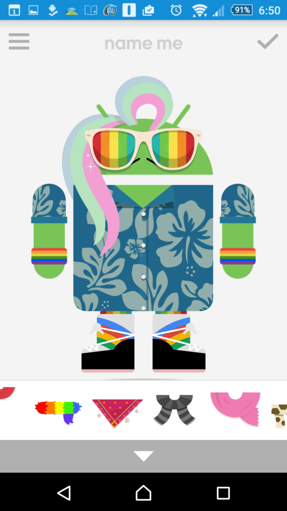 Androidify ve verzi 4.0