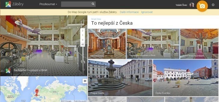 Google Street View to nej z čr