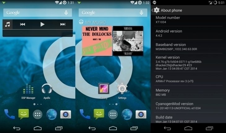 CyanogenMod 11 vychází z Androidu 4.4 KitKat