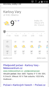 Google počasí
