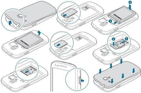 Как открывать телефон samsung