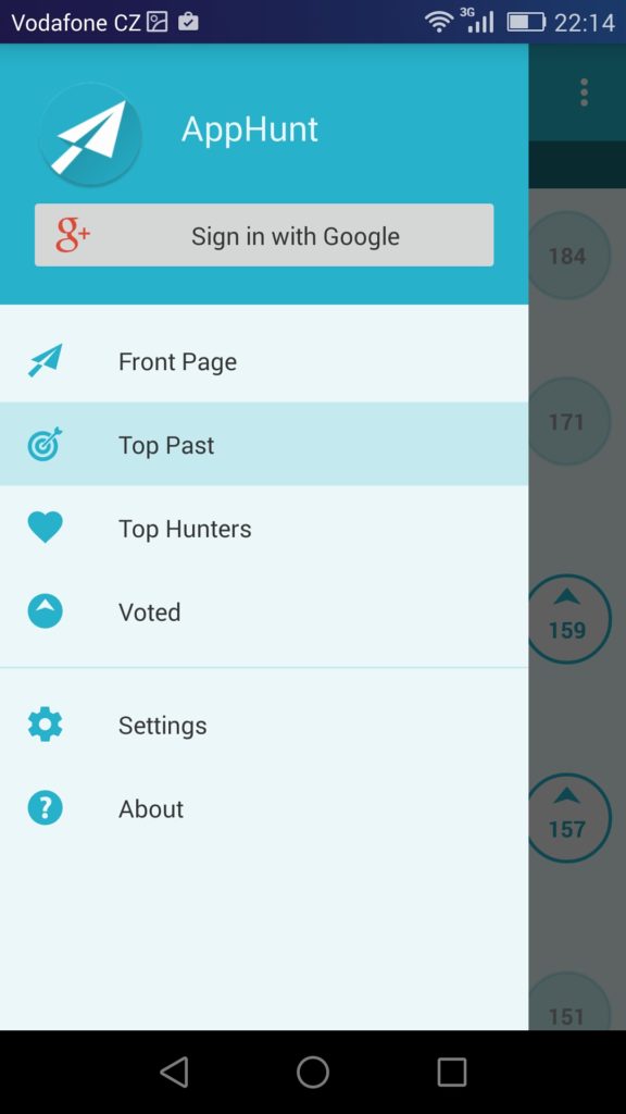 anroid aplikace apphunt 3