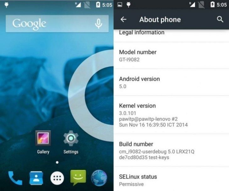 CyanogenMod 12 nabízí Android 5.0 Lollipop