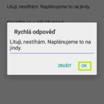 Upravte si rychlé odpovědi