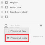 Zvolte Připomenutí místa