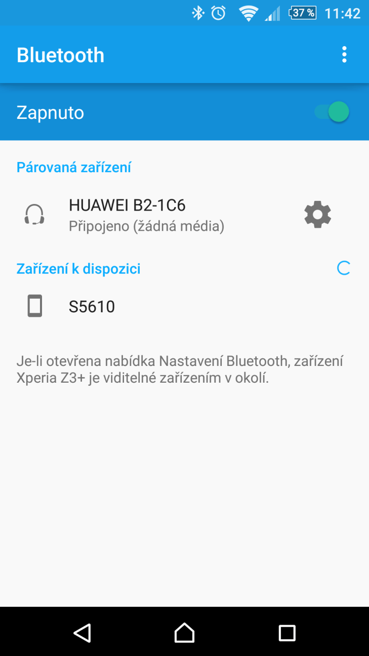 Huawei TalkBand B2 - spárování s telefonem