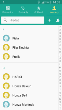 Android pro začátečníky - Kontakty