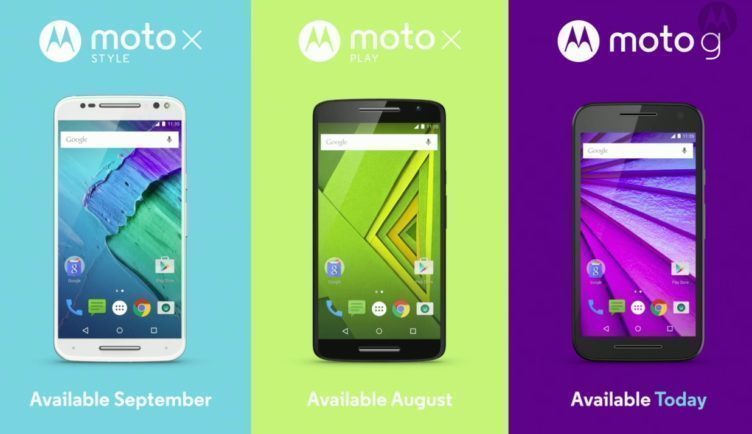 Moto X style Moto X Play Moto G