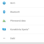 Sony Xperia Z3+ – nastavení