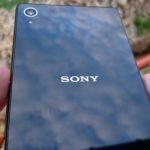 Sony Xperia Z3+- skleněná záda