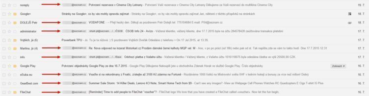 e-mail GMail v jednom 4 e-mail GMail v jednom 4