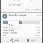 Android M Developer Preview 2: mazání snímků obrazovky