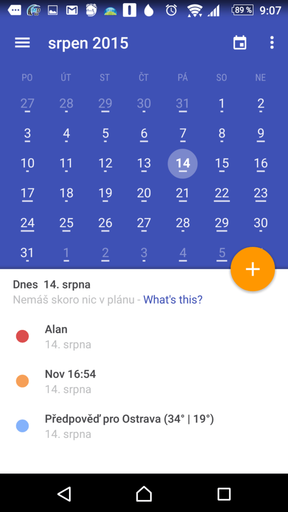 Today Calendar