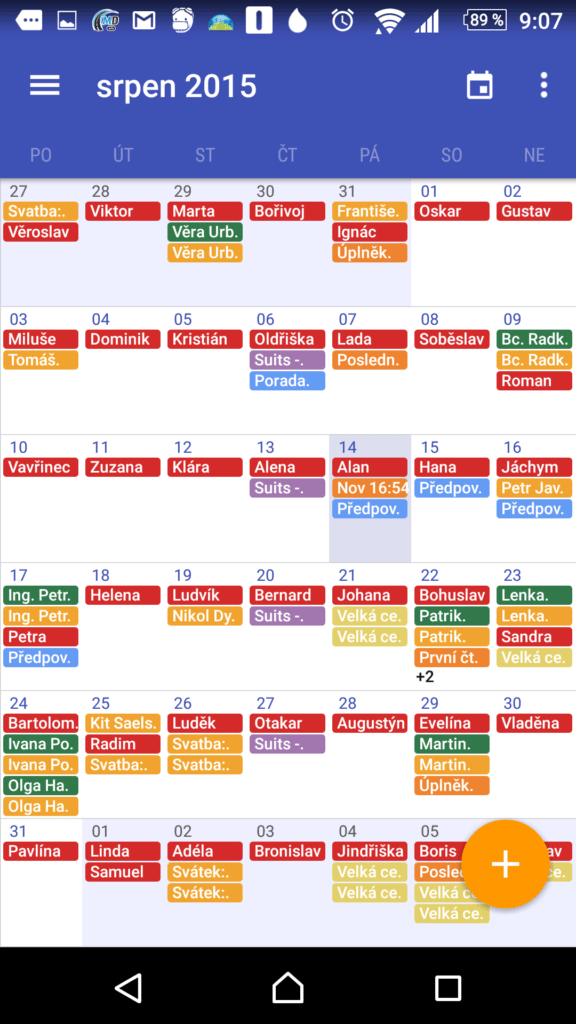 Today Calendar
