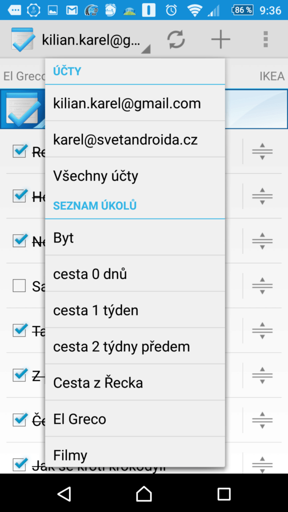 Tasks (Úkoly)