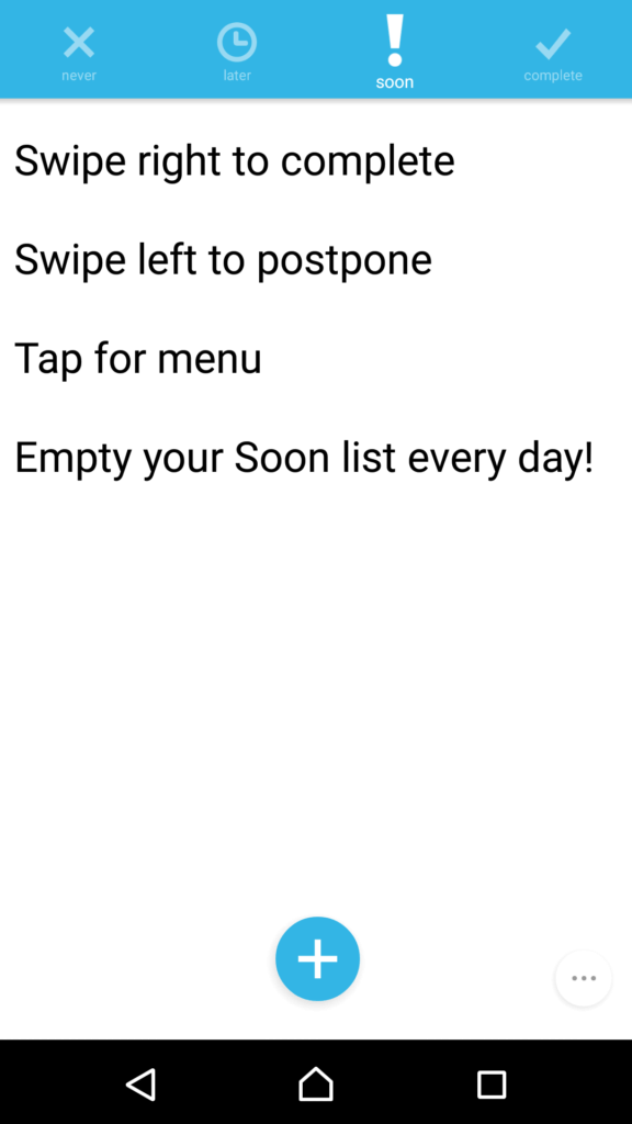 Sooner Or Later ToDo