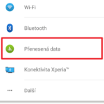 Přenesená data