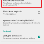 Automatické aktualizace