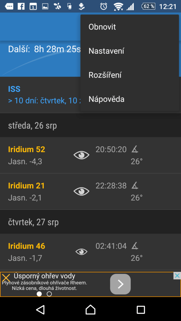 Kontextová nabídka