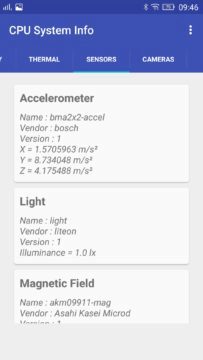 Aplikace CPU Hardware and System Info