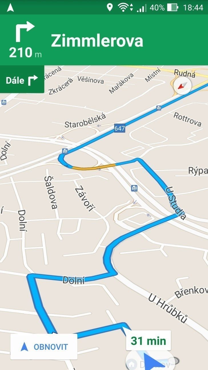 Asus Zenfone 2 - GPS, Google mapy